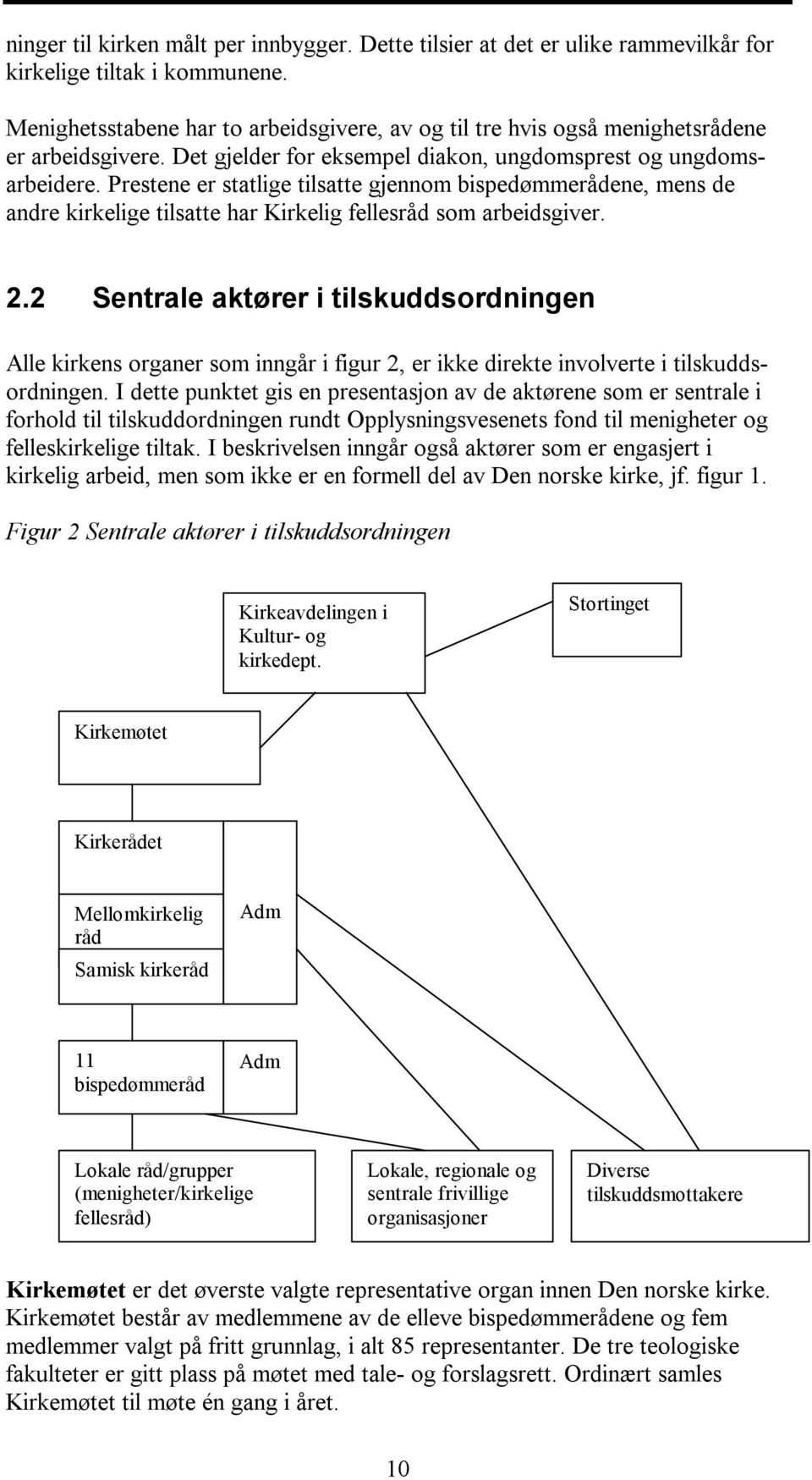 Prestene er statlige tilsatte gjennom bispedømmerådene, mens de andre kirkelige tilsatte har Kirkelig fellesråd som arbeidsgiver. 2.