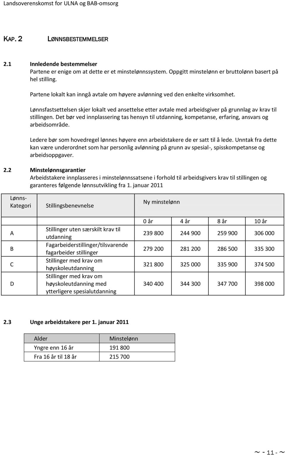 Det bør ved innplassering tas hensyn til utdanning, kompetanse, erfaring, ansvars og arbeidsområde. Ledere bør som hovedregel lønnes høyere enn arbeidstakere de er satt til å lede.