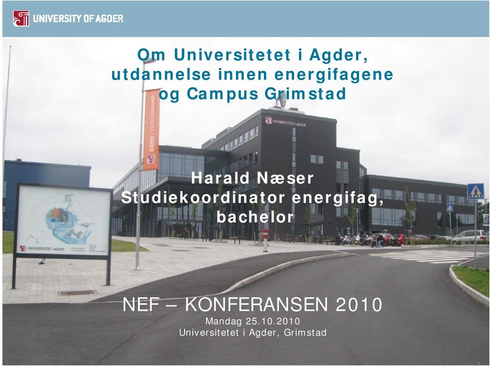 Studiekoordinator energifag, bachelor NEF