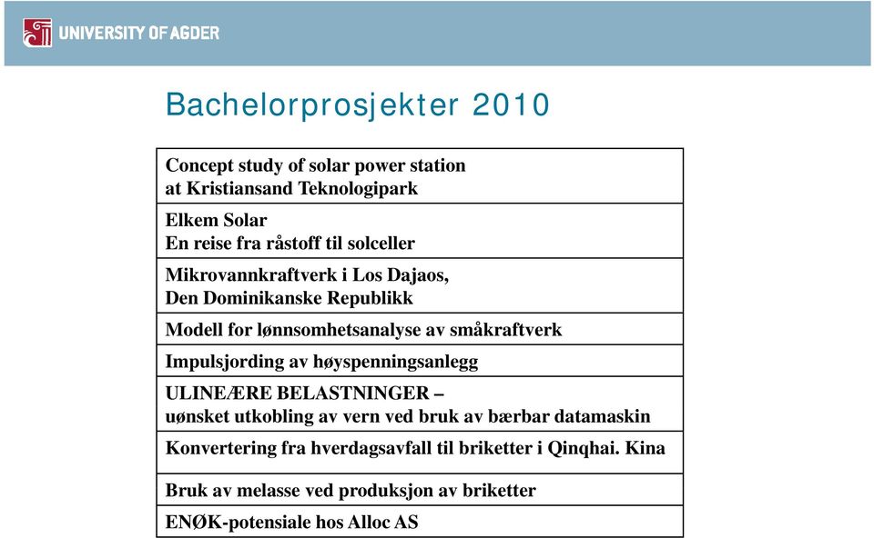 Impulsjording av høyspenningsanlegg ULINEÆRE BELASTNINGER uønsket utkobling av vern ved bruk av bærbar datamaskin