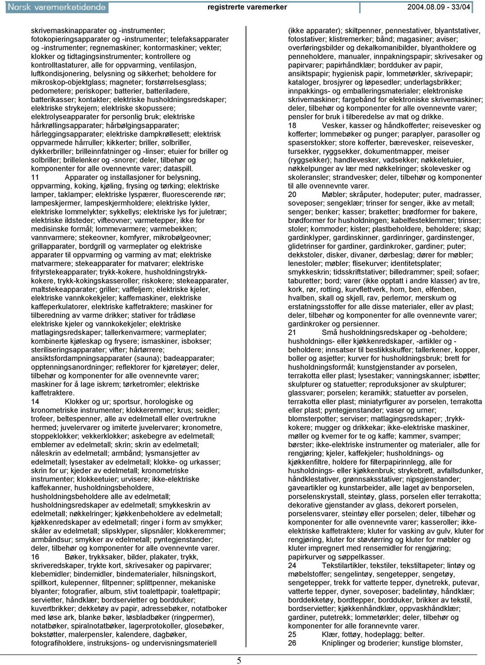 tidtagingsinstrumenter; kontrollere og kontrolltastaturer, alle for oppvarming, ventilasjon, luftkondisjonering, belysning og sikkerhet; beholdere for mikroskop-objektglass; magneter;