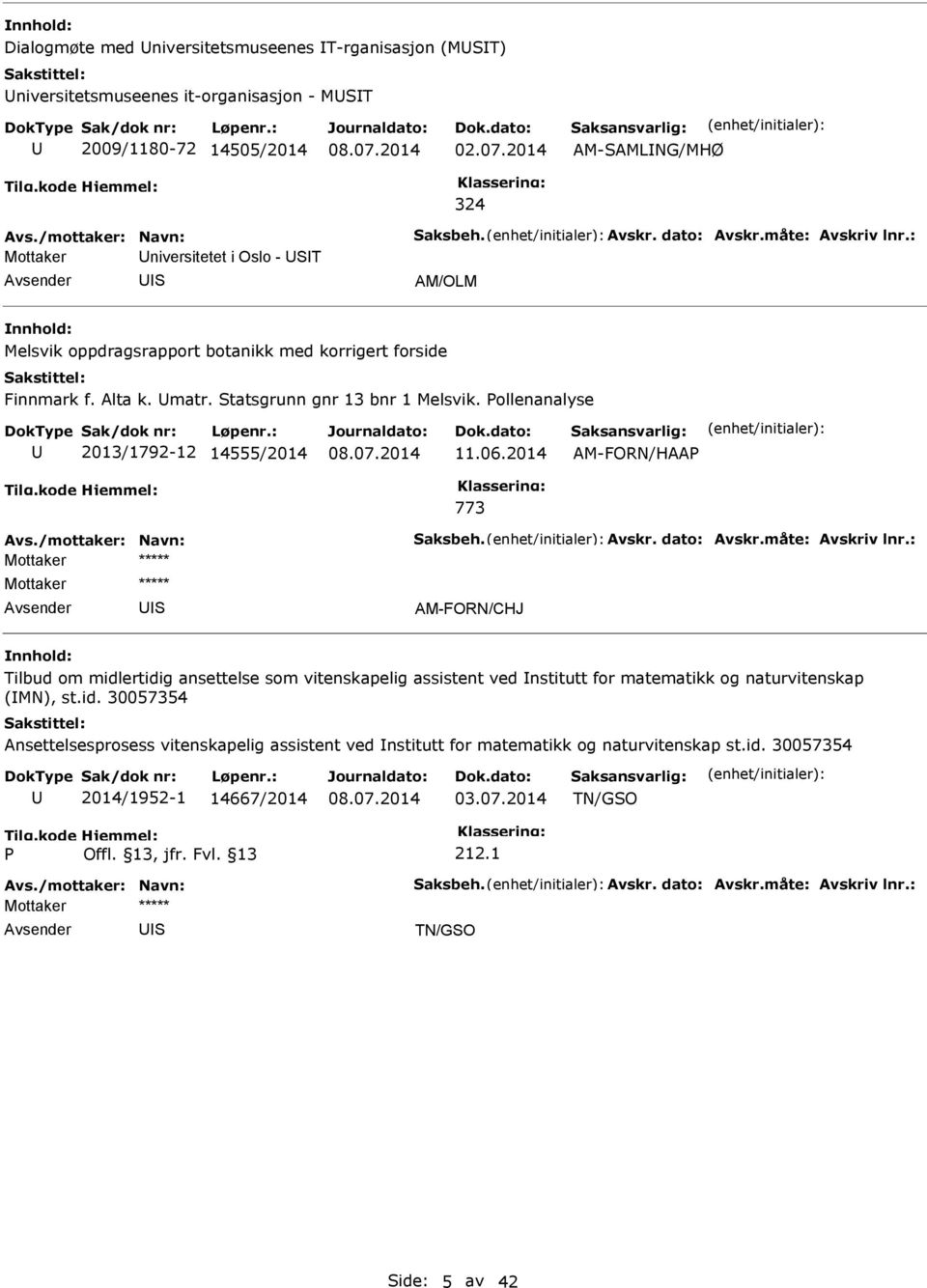 tatsgrunn gnr 13 bnr 1 Melsvik. ollenanalyse 2013/1792-12 14555/2014 11.06.