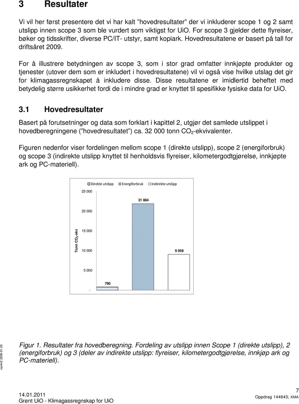 For å illustrere betydningen av scope 3, som i stor grad omfatter innkjøpte produkter og tjenester (utover dem som er inkludert i hovedresultatene) vil vi også vise hvilke utslag det gir for