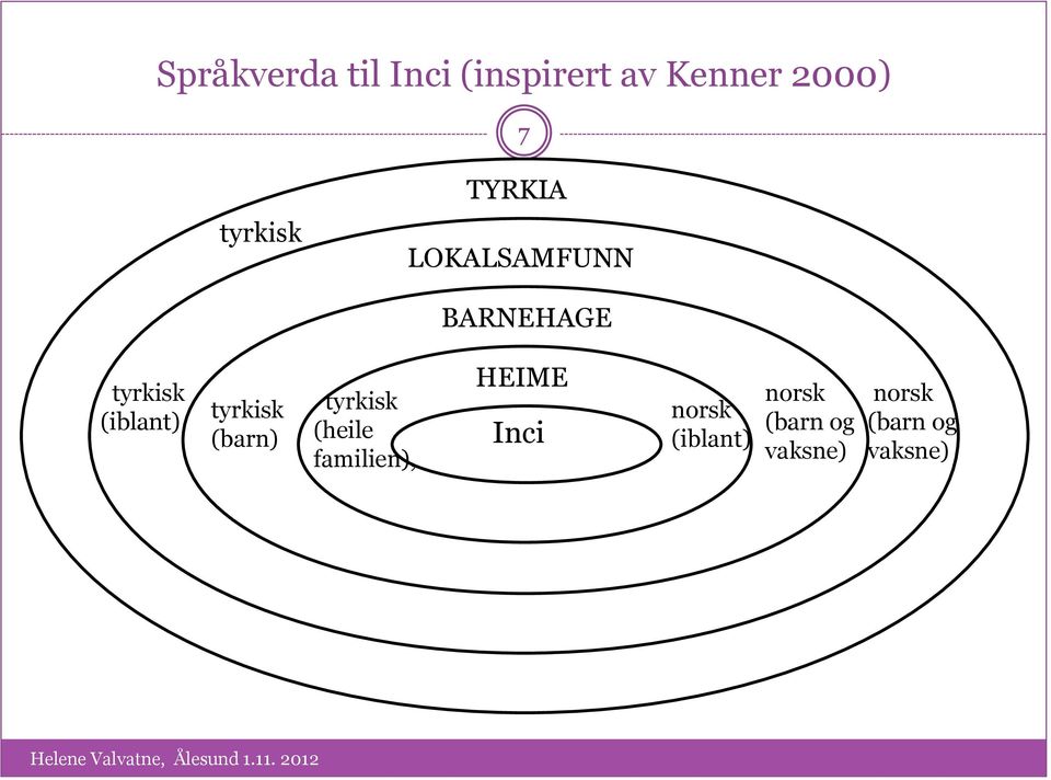 (iblant) tyrkisk (barn) tyrkisk (heile familien),