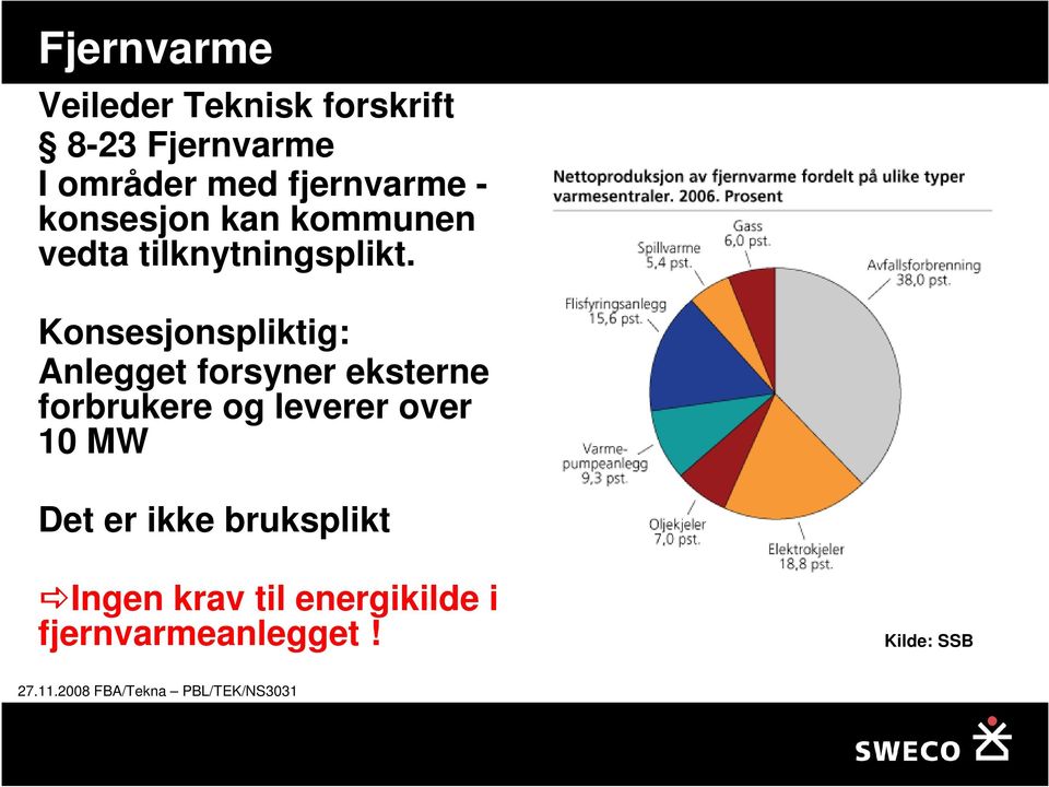 Konsesjonspliktig: Anlegget forsyner eksterne forbrukere og leverer over