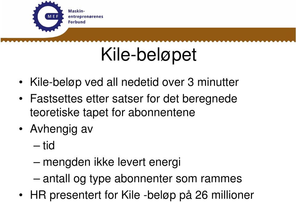 abonnentene Avhengig av tid mengden ikke levert energi antall