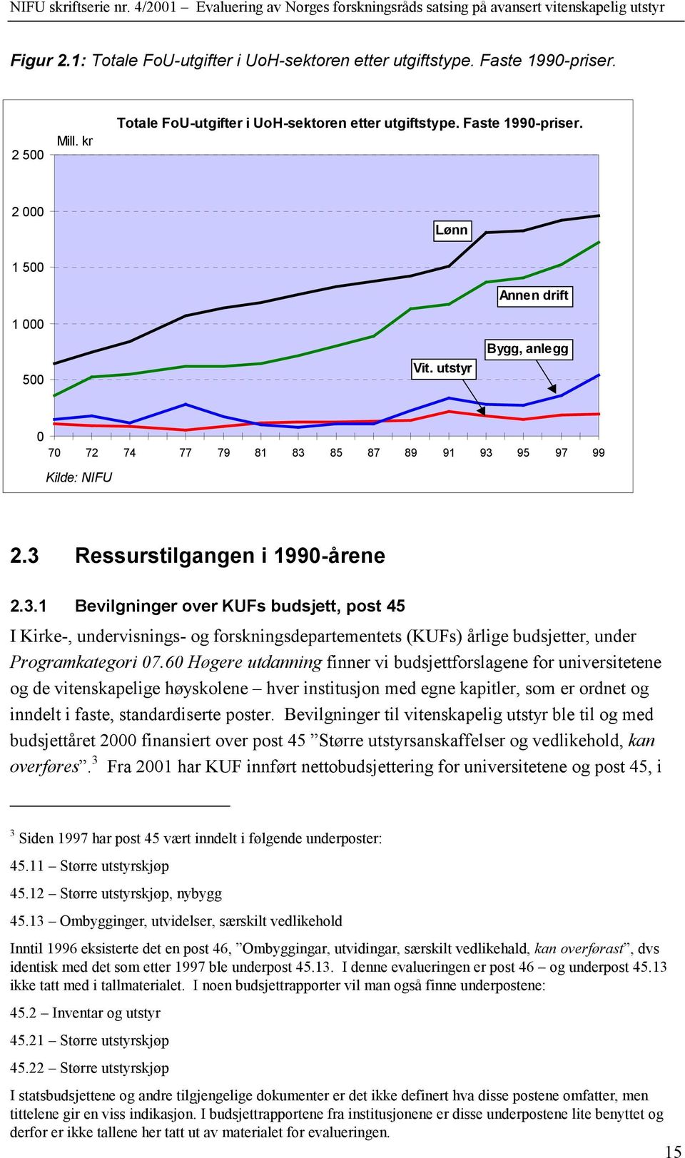 60 Høgere utdanning finner vi budsjettforslagene for universitetene og de vitenskapelige høyskolene hver institusjon med egne kapitler, som er ordnet og inndelt i faste, standardiserte poster.