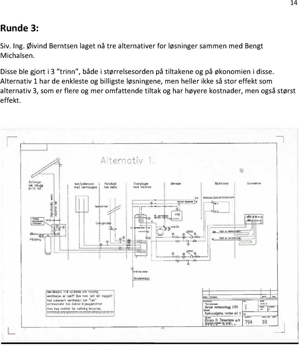 Disseble gjort i 3 trinn, bådei størrelsesordenpå tiltakeneog på økonomieni disse.