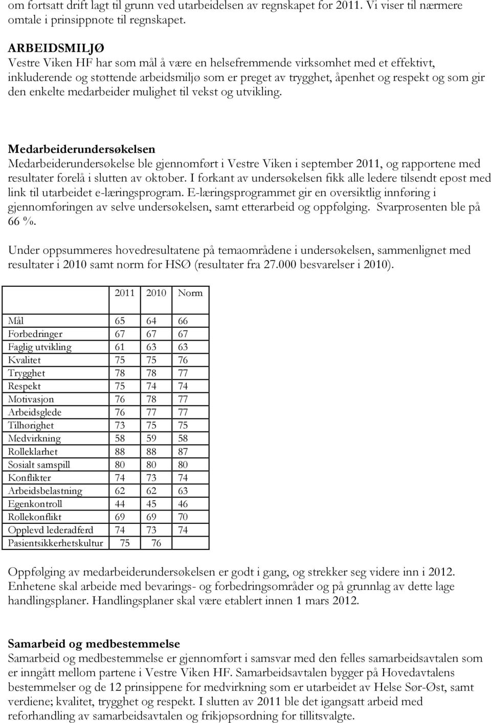 enkelte medarbeider mulighet til vekst og utvikling.