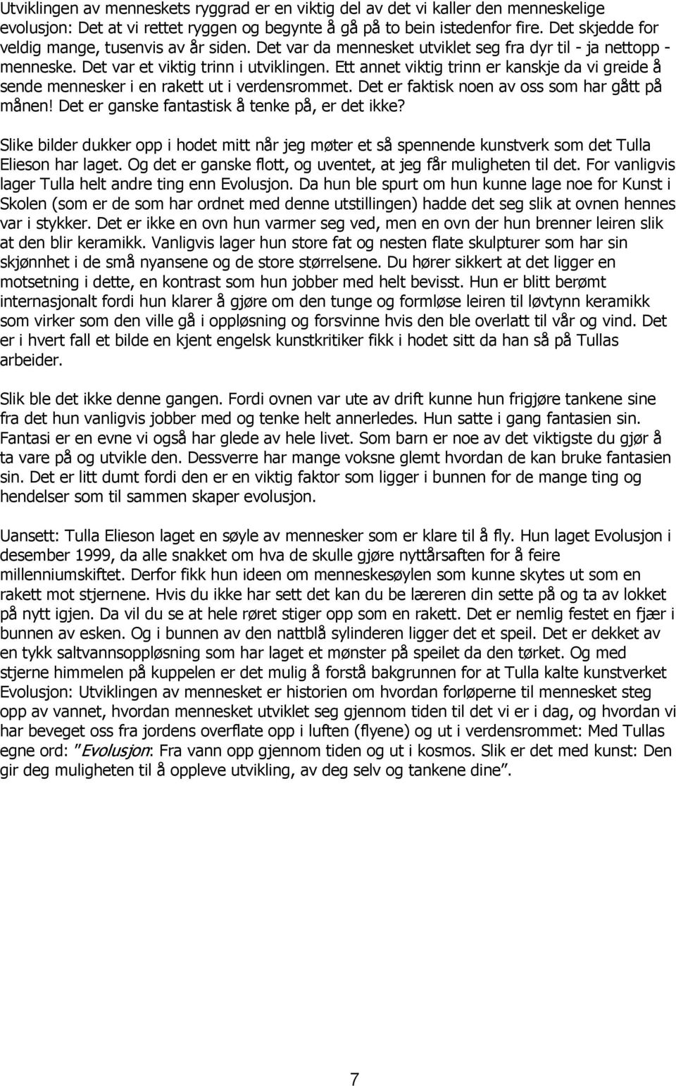 Ett annet viktig trinn er kanskje da vi greide å sende mennesker i en rakett ut i verdensrommet. Det er faktisk noen av oss som har gått på månen! Det er ganske fantastisk å tenke på, er det ikke?