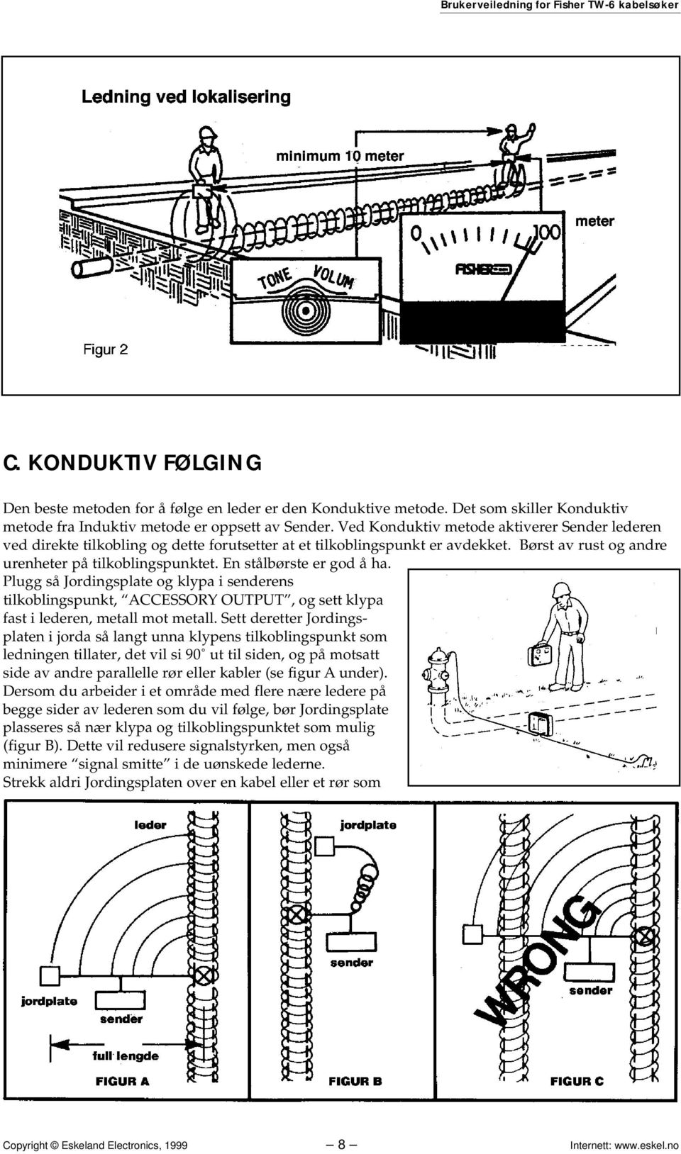 En stålbørste er god å ha. Plugg så Jordingsplate og klypa i senderens tilkoblingspunkt, ACCESSORY OUTPUT, og sett klypa fast i lederen, metall mot metall.