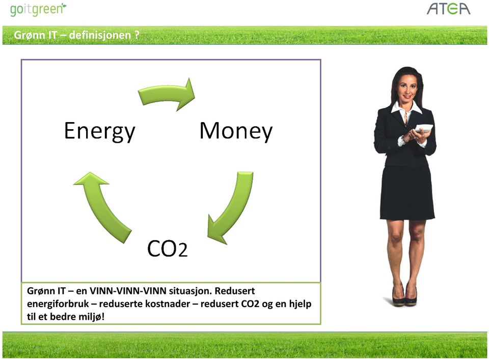 Redusert energiforbruk reduserte