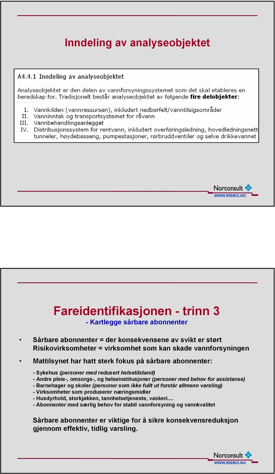 (personer med behov for assistanse) - Barnehager og skoler (personer som ikke fullt ut forstår allmenn varsling) - Virksomheter som produserer næringsmidler - Husdyrhold, storkjøkken,