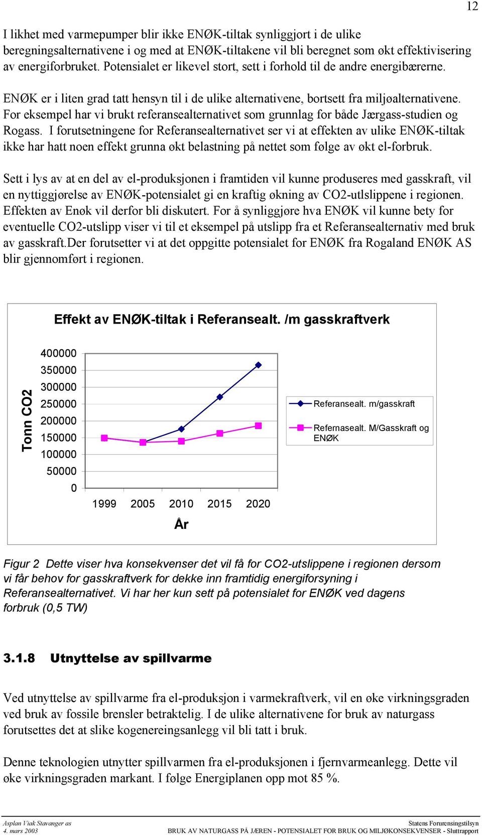 For eksempel har vi brukt referansealternativet som grunnlag for både Jærgass-studien og Rogass.