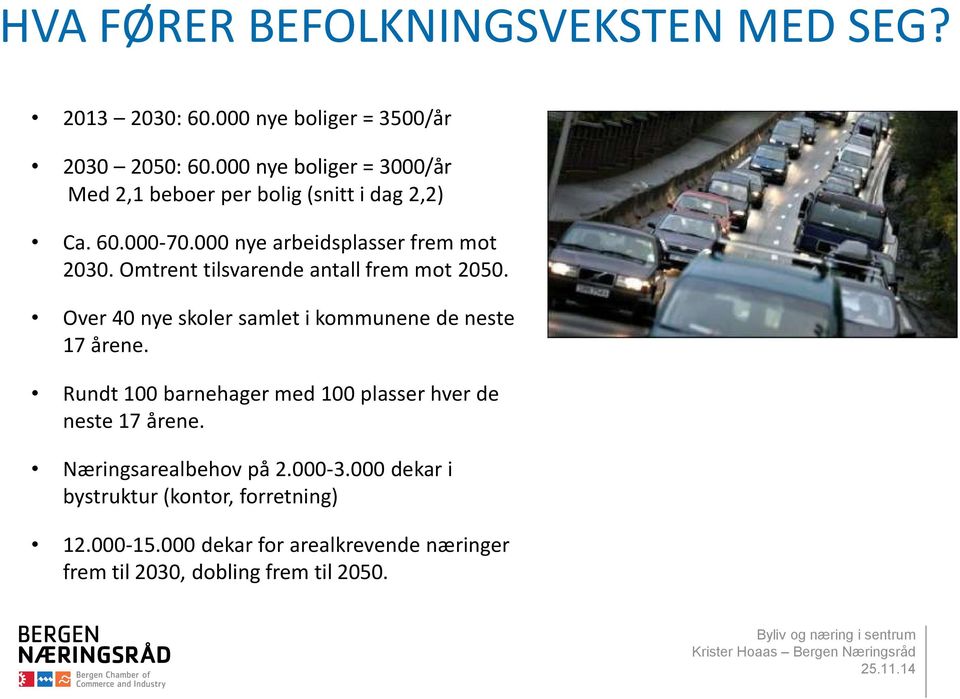 Omtrent tilsvarende antall frem mot 2050. Over 40 nye skoler samlet i kommunene de neste 17 årene.