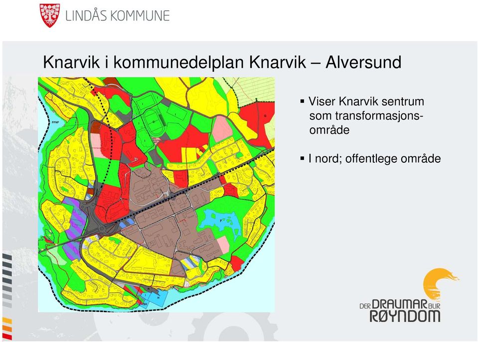 Knarvik sentrum som