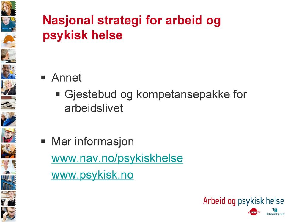 kompetansepakke for arbeidslivet Mer