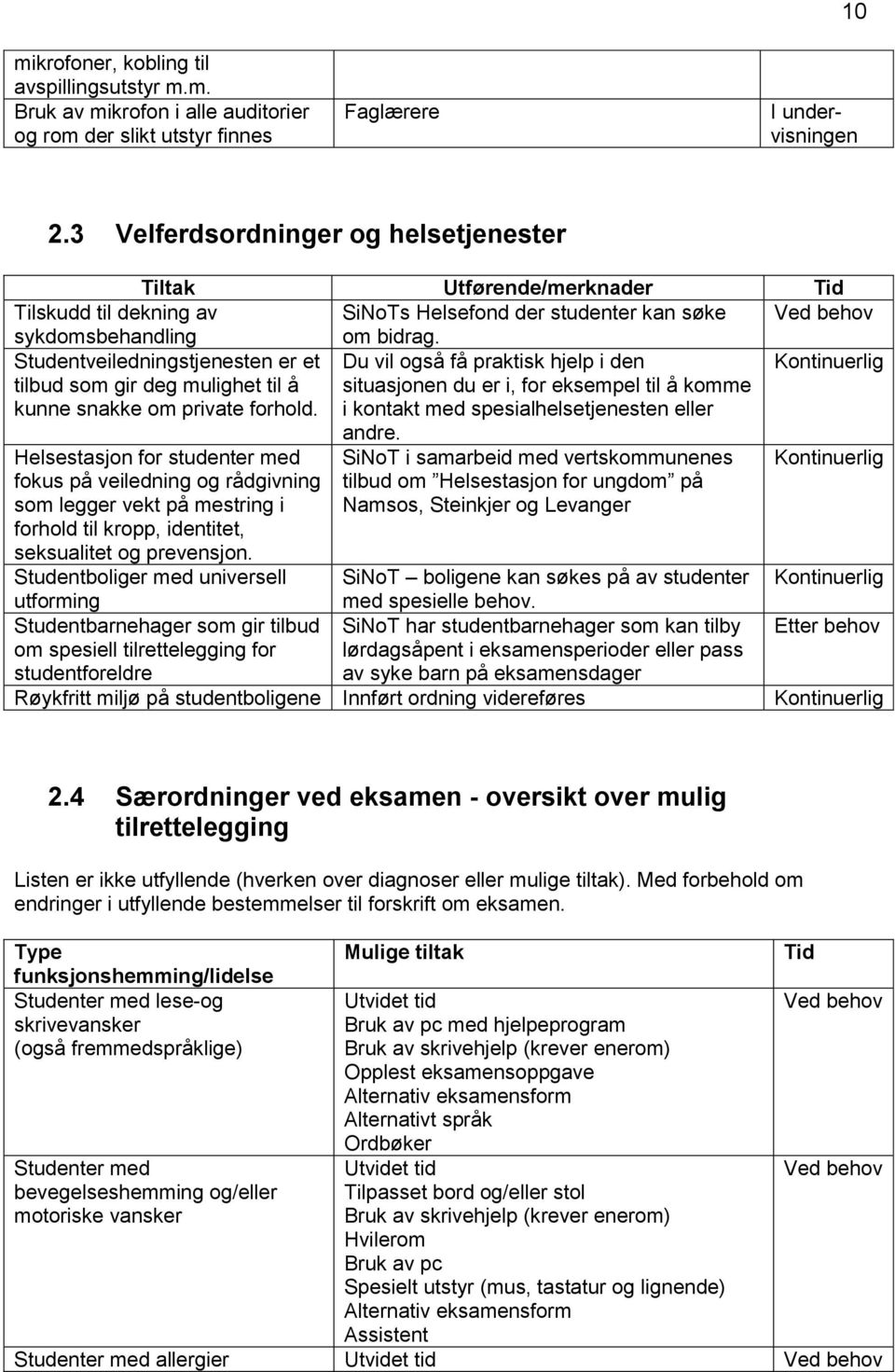 Studentveiledningstjenesten er et tilbud som gir deg mulighet til å kunne snakke om private forhold.