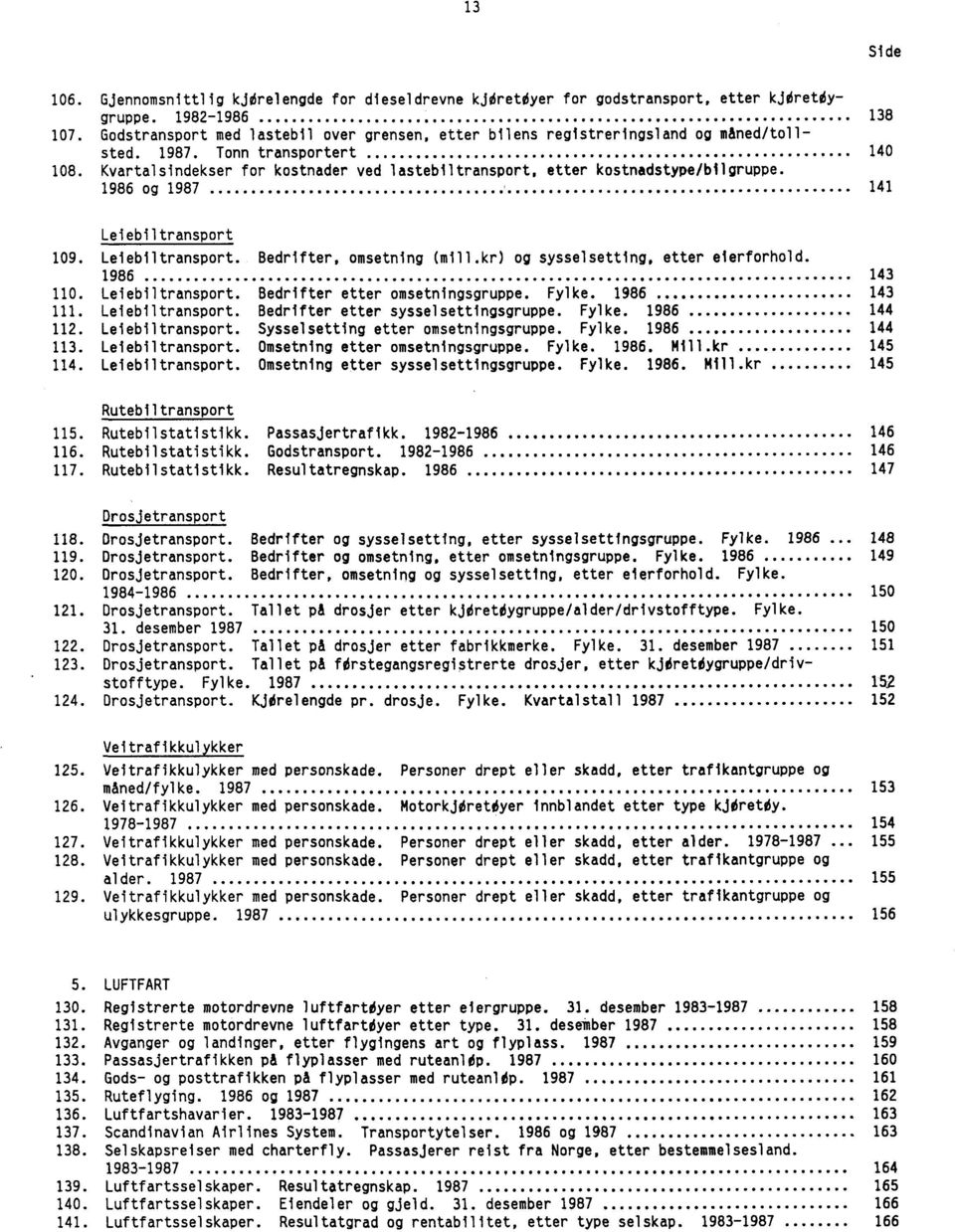 Kvartalsindekser for kostnader ved lastebiltransport, etter kostnadstype/bilgruppe. 1986 og 1987 141 Leiebiltransport 109. Leiebiltransport. 1986 Leiebiltransport. Leiebiltransport. Leiebiltransport. Leiebil transport.
