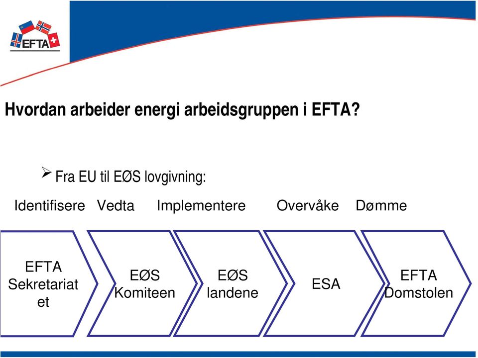 Implementere Overvåke Dømme EFTA Sekretariat