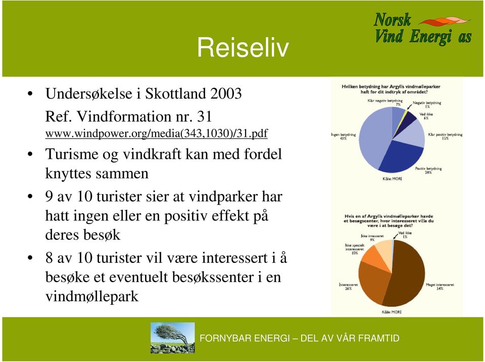 pdf Turisme og vindkraft kan med fordel knyttes sammen 9 av 10 turister sier at