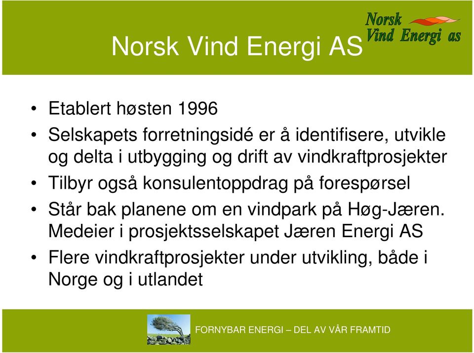 konsulentoppdrag på forespørsel Står bak planene om en vindpark på Høg-Jæren.