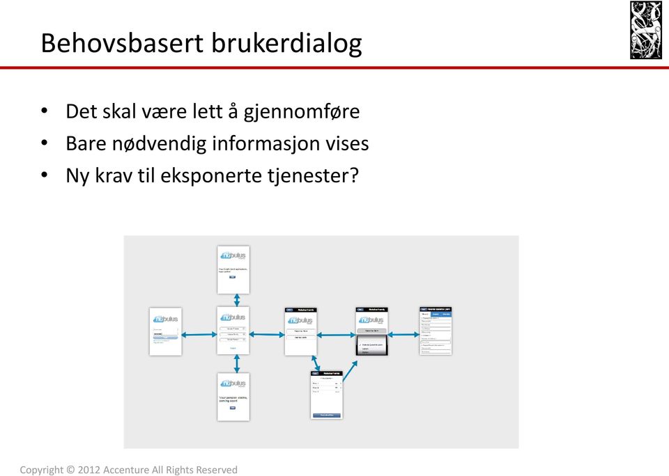 Bare nødvendig informasjon