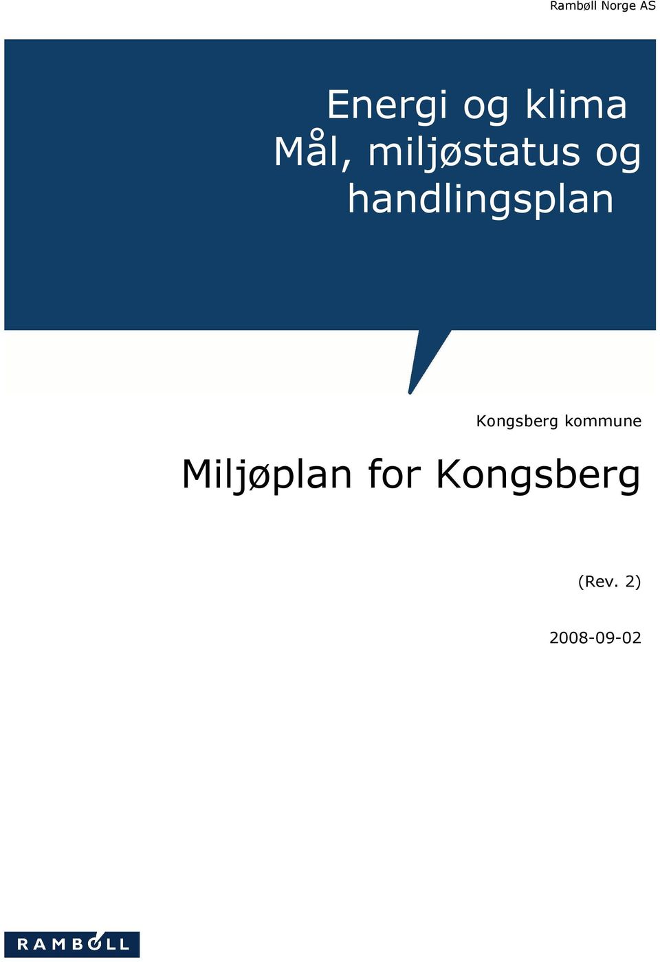 handlingsplan Kongsberg kommune