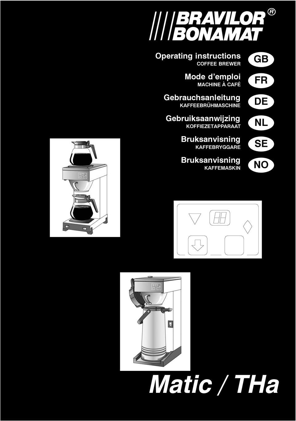 Gebruiksaanwijzing KOFFIEZETAPPARAAT Bruksanvisning