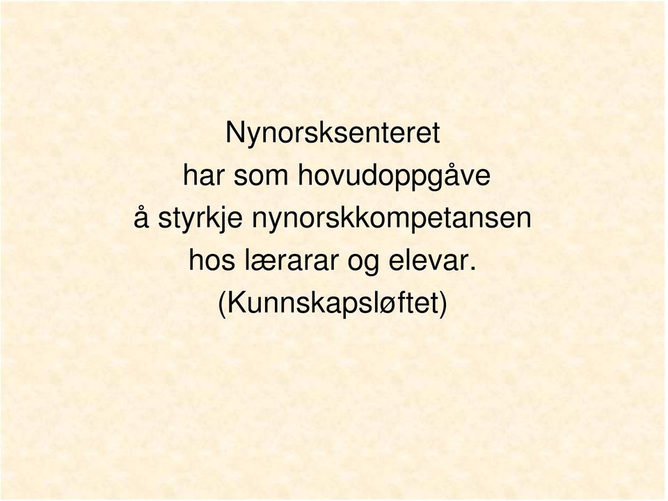 nynorskkompetansen hos