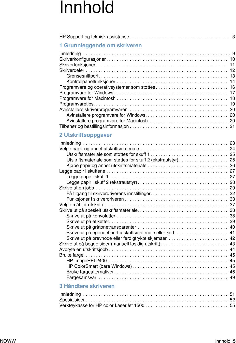 ................................................. 13 Kontrollpanelfunksjoner........................................... 14 Programvare og operativsystemer som støttes............................ 16 Programvare for Windows.