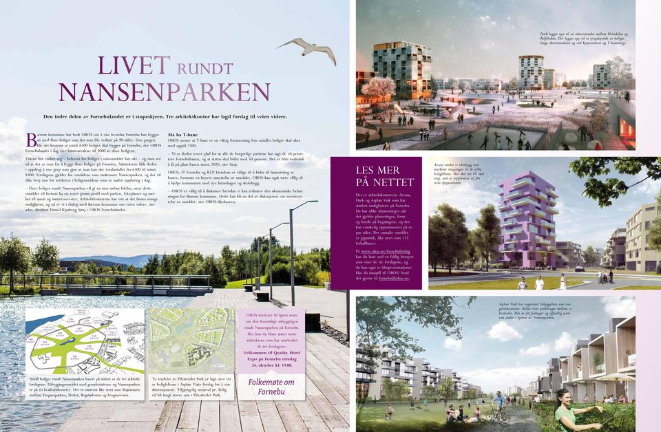 Bærum kommune har bedt OBOS om å vise hvordan Fornebu kan bygges ut med flere enn det som ble vedtatt på 90-tallet.