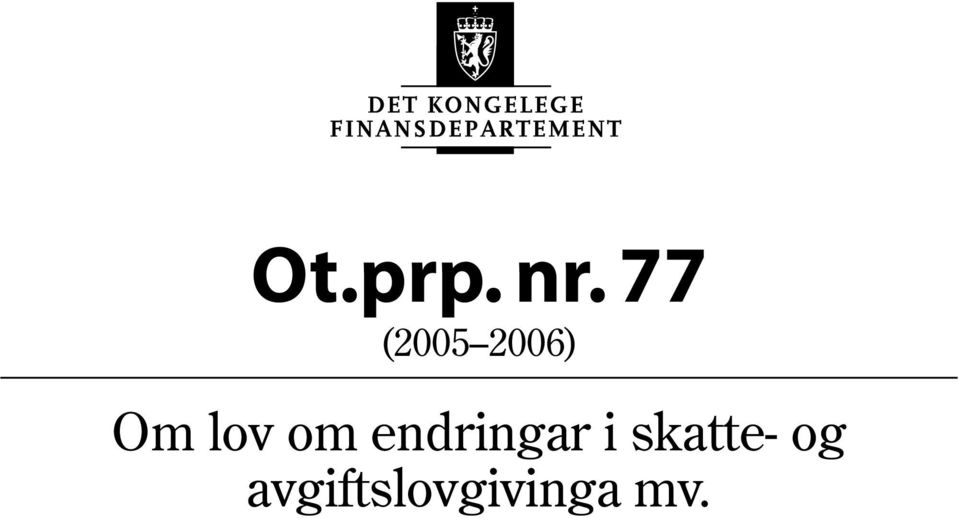 lov om endringar i