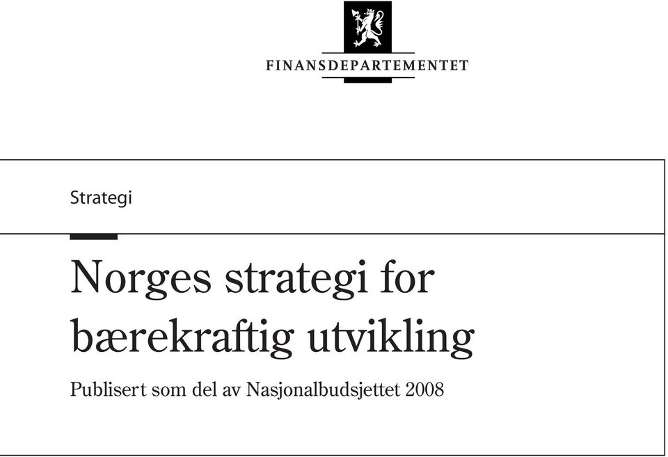 bærekraftig utvikling