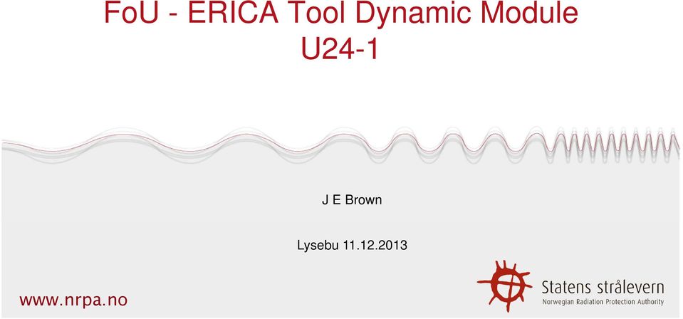 U24-1 J E Brown