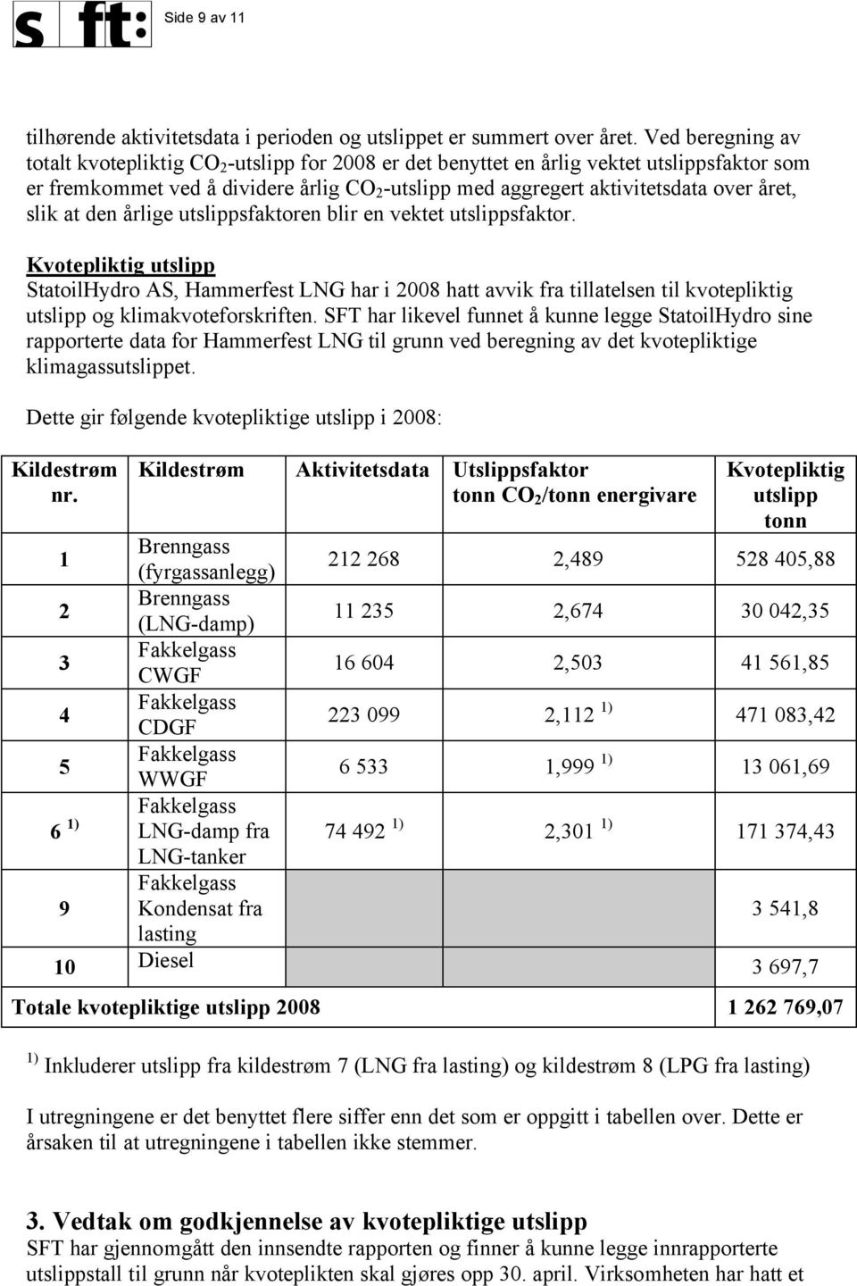 slik at den årlige utslippsfaktoren blir en vektet utslippsfaktor.