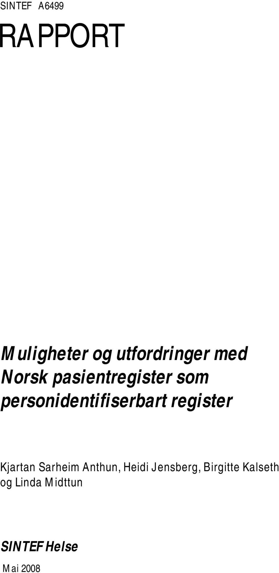 personidentifiserbart register Kjartan Sarheim