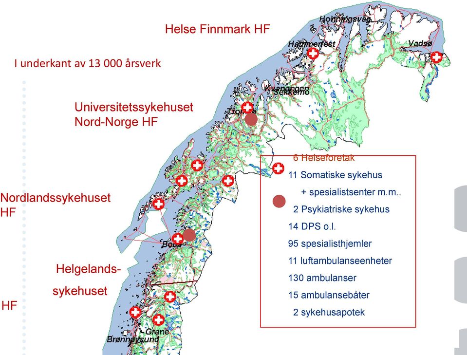 Somatiske sykehus + spesiali