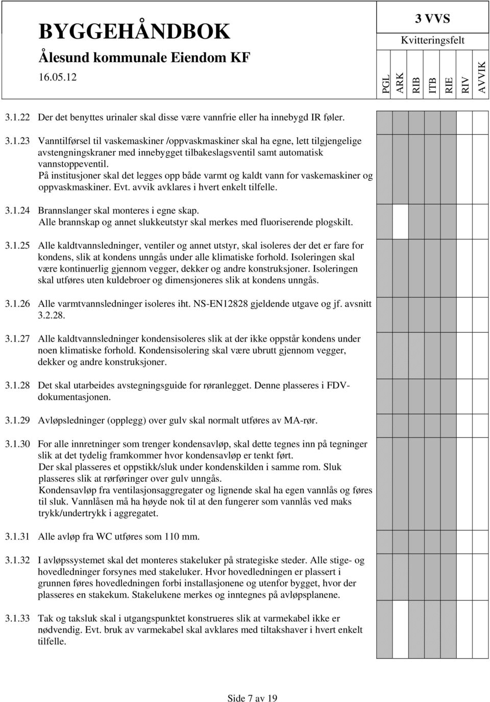 Alle brannskap og annet slukkeutstyr skal merkes med fluoriserende plogskilt. 3.1.