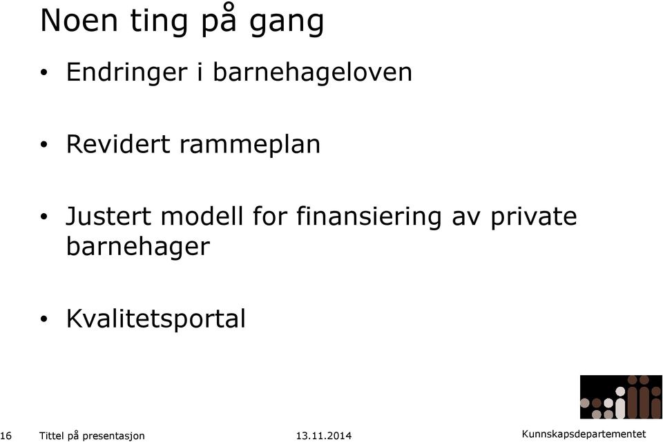 Justert modell for finansiering