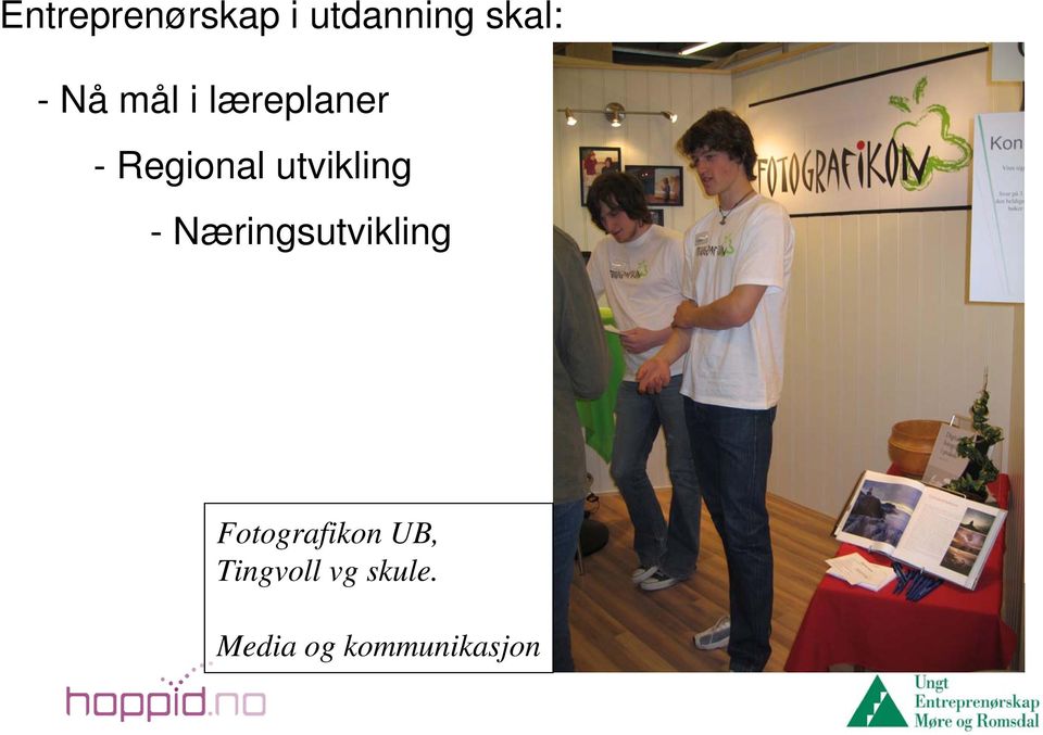 - Næringsutvikling Fotografikon UB,