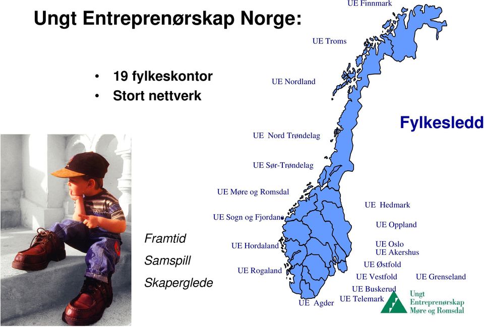 UE Møre og Romsdal UE Sogn og Fjordane UE Hordaland UE Rogaland UE Agder UE Hedmark