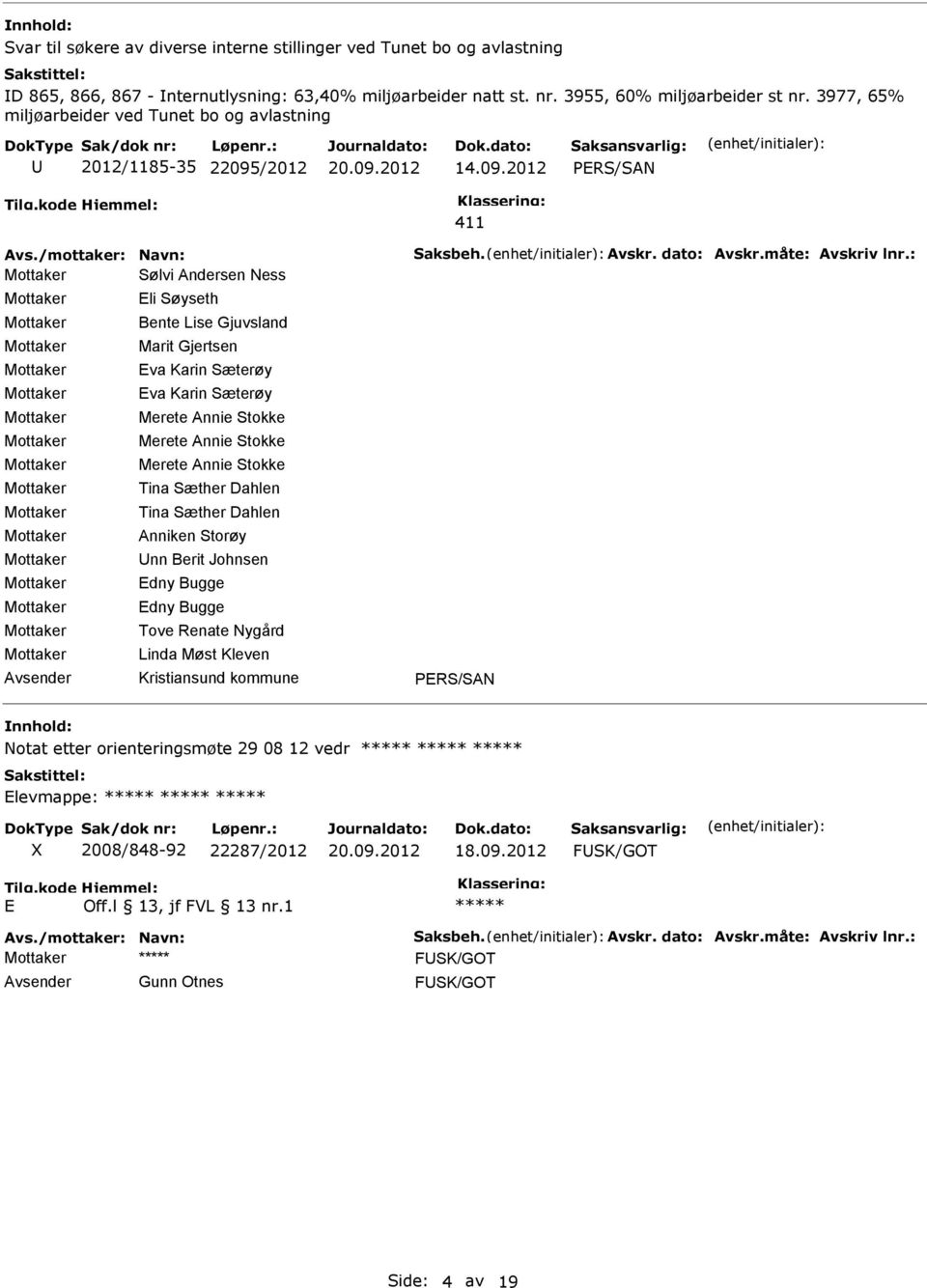 : Sølvi Andersen Ness Eli Søyseth Bente Lise Gjuvsland Marit Gjertsen Eva Karin Sæterøy Eva Karin Sæterøy Merete Annie Stokke Merete Annie Stokke Merete Annie Stokke Tina Sæther Dahlen Tina Sæther