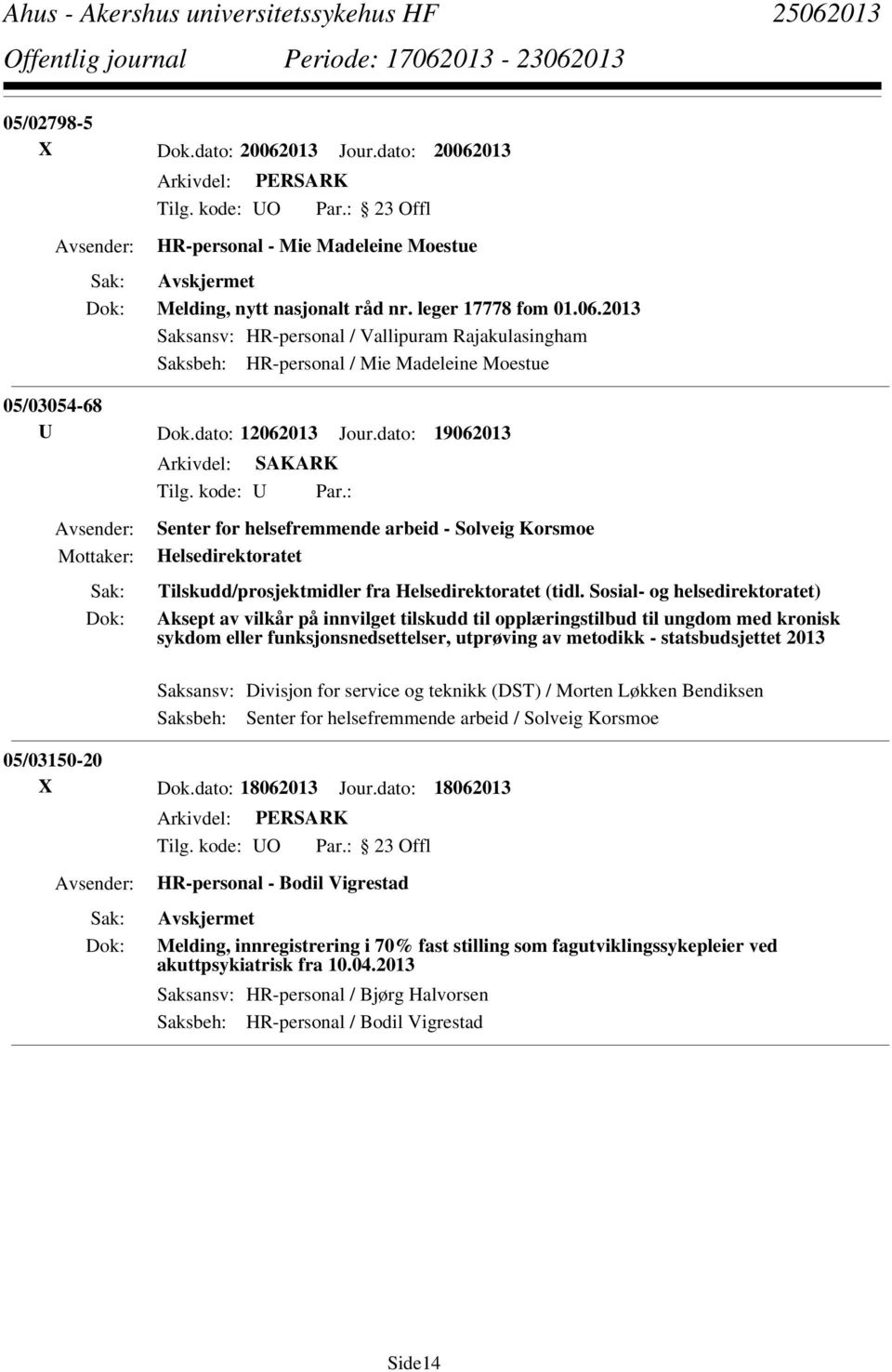 Sosial- og helsedirektoratet) Aksept av vilkår på innvilget tilskudd til opplæringstilbud til ungdom med kronisk sykdom eller funksjonsnedsettelser, utprøving av metodikk - statsbudsjettet 2013