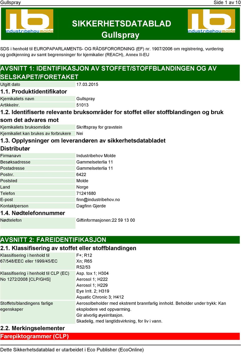 dato 17.03.20