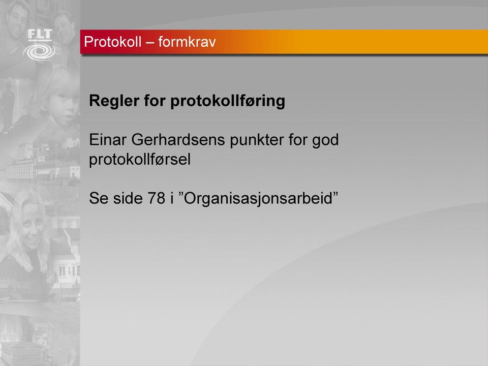 Gerhardsens punkter for god