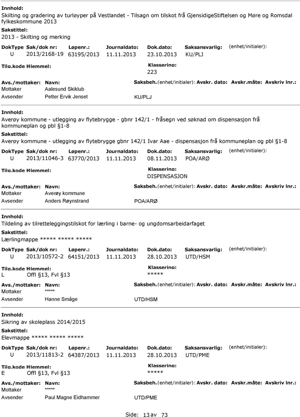 : Mottaker Aalesund Skiklub Petter Ervik Jenset K/PLJ Averøy kommune - utlegging av flytebrygge - gbnr 142/1 - fråsegn ved søknad om dispensasjon frå kommuneplan og pbl 1-8 Averøy kommune - utlegging