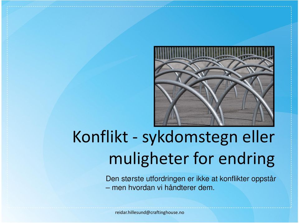 største utfordringen er ikke at