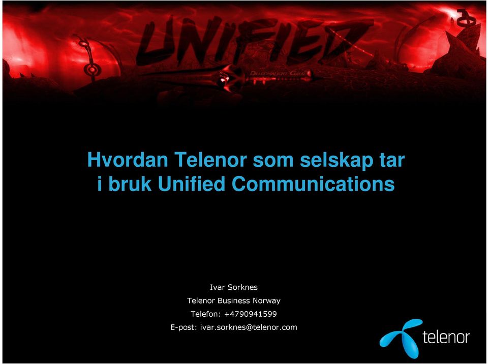 Sorknes Telenor Business Norway