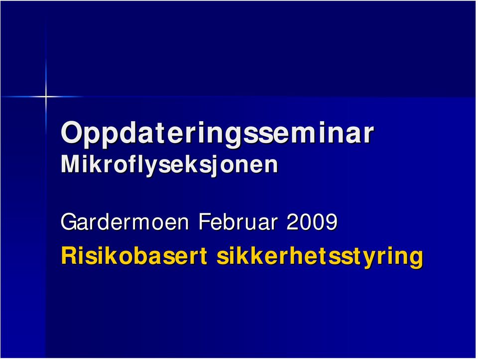 Gardermoen Februar